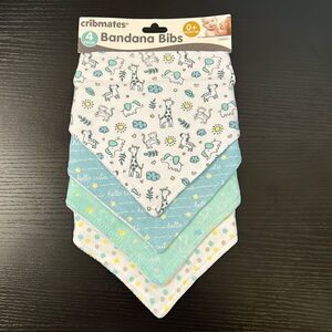 Cribmates Bandana Bibs 4-Pack - Boy